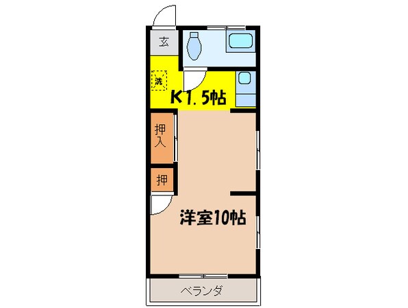 第二川島ビルの物件間取画像